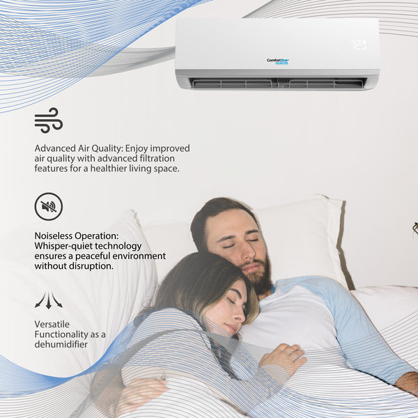 Comfort Star® 12,000 BTU 21 SEER2 Ductless Mini-Split Inverter+ Air Conditioner Only Cold System Full Set 110V