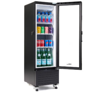 Premium Levella Merchandiser Refrigerator - 4.9 CuFt Single Door Beverage Display Cooler - Image 2