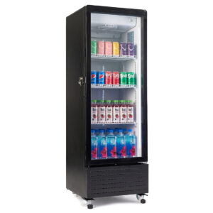 Premium Levella Merchandiser Refrigerator - 7.6 CuFt Single Door Beverage Display Cooler - Image 2