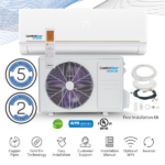 Comfort Star® 12,000 BTU 21 SEER2 Ductless Mini-Split Inverter+ Air Conditioner Only 110V