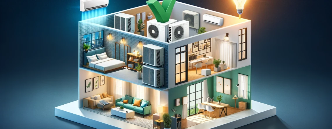 decision-making process for choosing cooling systems in rental properties