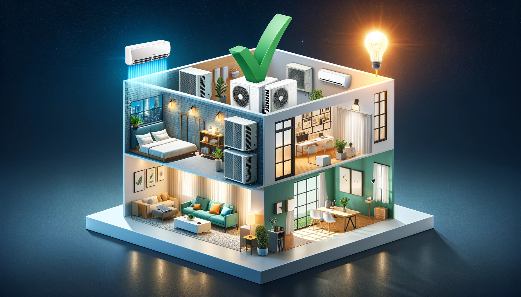 decision-making process for choosing cooling systems in rental properties